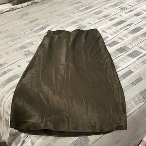 Sans Souci Olive Pencil Skirt